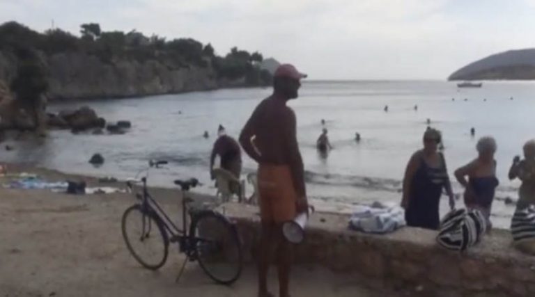 Αναστάτωση σε παραλία στο Πόρτο Ράφτη – Οι φήμες για καρχαριοειδές και η αντίδραση του ναυαγοσώστη (φωτό & βίντεο)