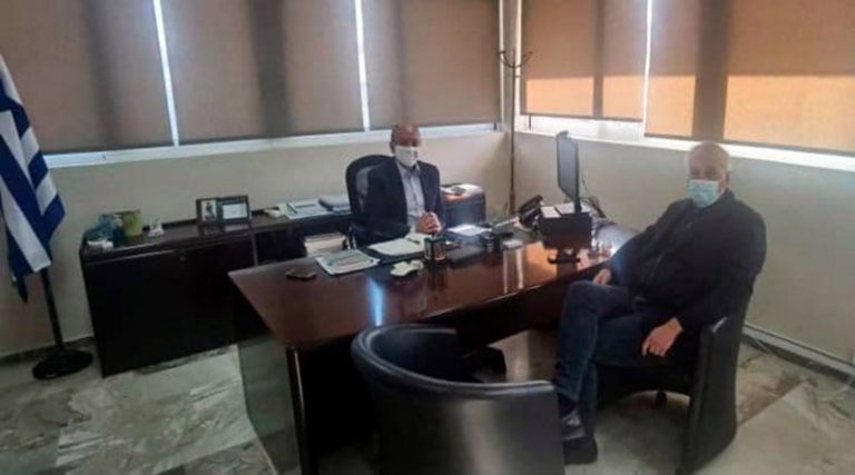 Μαραθώνας: Συνάντηση Τσίρκα με τον Γενικό Γραμματέα του Υπουργείου Εσωτερικών Μιχ. Σταυριανουδάκη