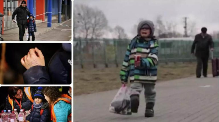 Ουκρανία: Μικρά παιδιά περνάνε μόνα τους τα σύνορα – Ραγίζει καρδιές ο 11χρονος που ταξίδεψε με ένα τηλέφωνο γραμμένο στο χέρι