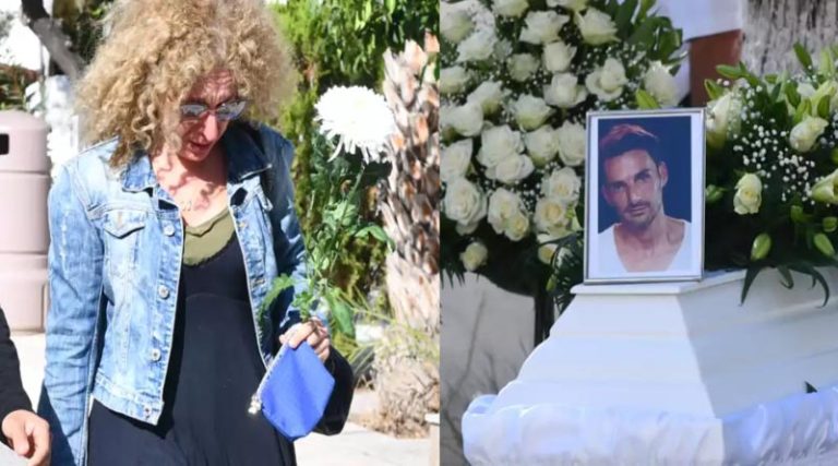 Θλίψη στην κηδεία του Αλέξανδρου Κομπόγιωργα –  Σπάραξε η κόρη της Κάρμεν Ρουγγέρη