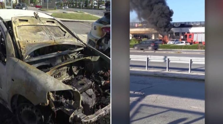 Παρανάλωμα του πυρός αυτοκίνητο μέσα σε πάρκινγκ εμπορικού κέντρου – Κινδύνεψε ο οδηγός! (βίντεο)