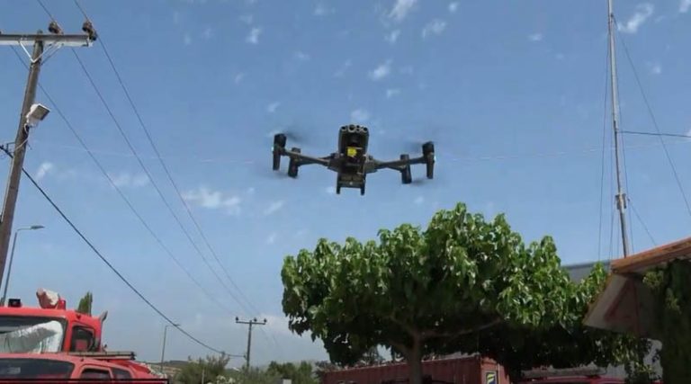 Ανατολική Αττική: Στη μάχη και τα drones για τον εντοπισμό πυρκαγιών!
