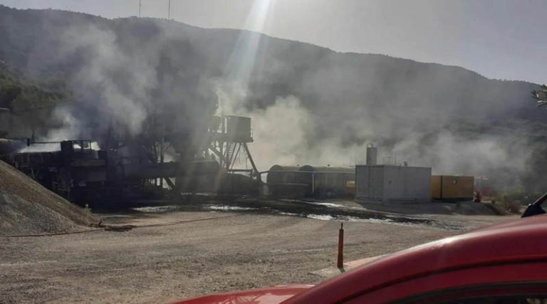 Η στιγμή της φονικής έκρηξης σε εργοτάξιο πίσσας στο Αγρίνιο – Ένας νεκρός, ένας αγνοούμενος