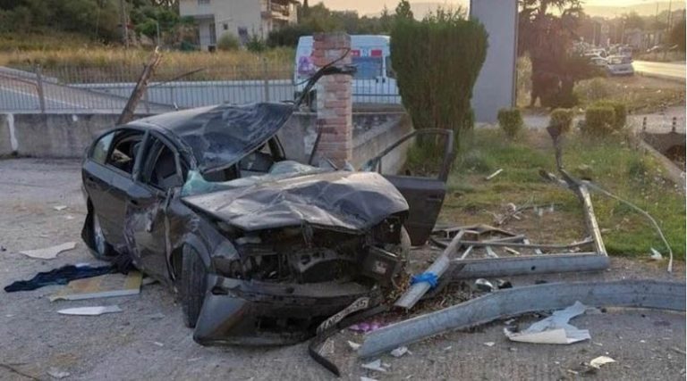Τραγωδία:  Νεκρός 31χρονος οδηγός σε σοκαριστικό τροχαίο – Ακόμα ένας τραυματίας (φωτό)