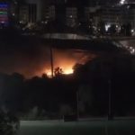 Φωτιά στην Ολυμπιακή εγκατάσταση του beach volley στο Φάληρο