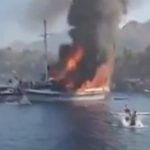 Τουρκία: Τουριστικό σκάφος με 110 επιβάτες πήρε φωτιά και βυθίστηκε!