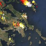 Δεκάδες κεραυνοί πάνω από την Αν. Αττική: Φωτιές σε Διόνυσο, Άνοιξη, Σταμάτα, Μαραθώνα & Νέα Μάκρη!