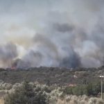 Κορωπί: Υπό έλεγχο η φωτιά στην Αγία Μαρίνα